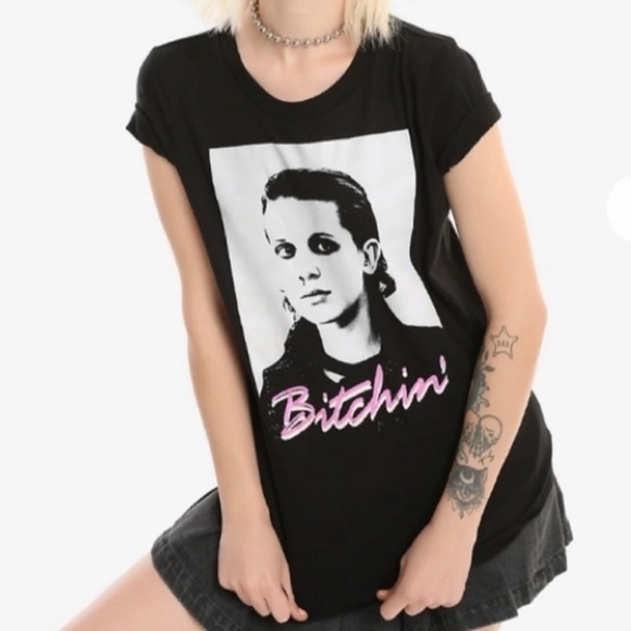 Netflix Tops - Netflix stranger things eleven graphic t-shirt
